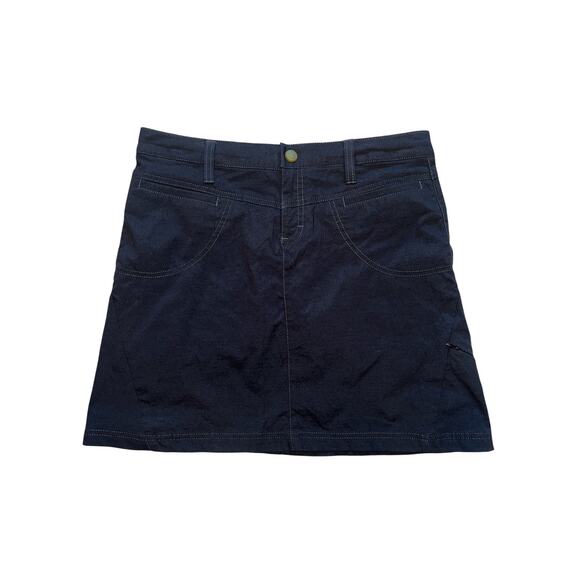 Athleta Black Active Skort Size 8 – Built-In Shorts, Zip Pocket, Drawstring - Picture 1 of 10